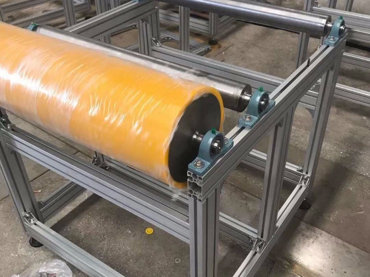 熔噴布支架定制用5050規(guī)格鋁型材/4080型號鋁型材更省錢省事省時(shí)間！