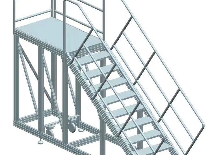 鋁型材車間橋架踏步 鋁型材車間橋架踏步